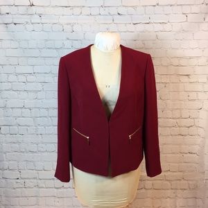 blood red blazer